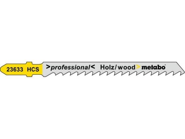 Metabo 623633000, Sabelsagblad, Hardwood, Softwood, High Carbon Steel (HCS), Blå, Hvit, Gul, 5 stk