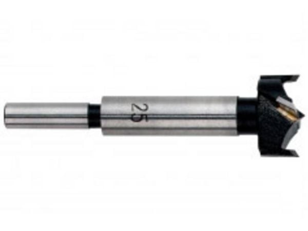 Metabo 625126000, Drill, Forstner-bor, Høyrehåndsrotasjon, 2,5 cm, 90 mm, Sponplate, Løvtre, Mykt tre, Tre