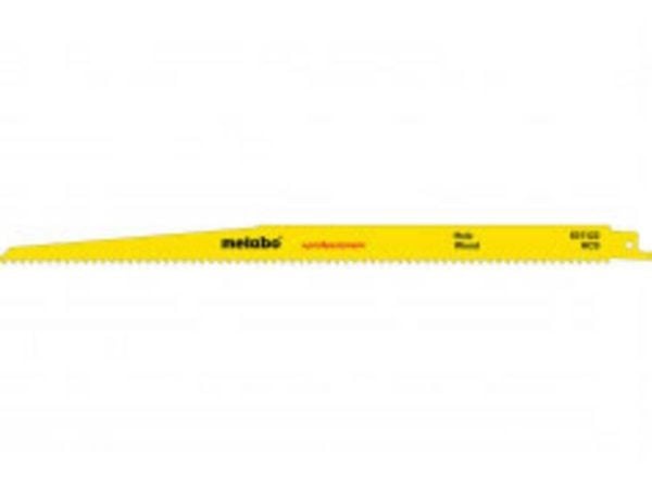 Metabo 631472000, Sabelsagblad, Tre, High Carbon Steel (HCS), Hvit, Gult, 4 mm, 1,25 mm