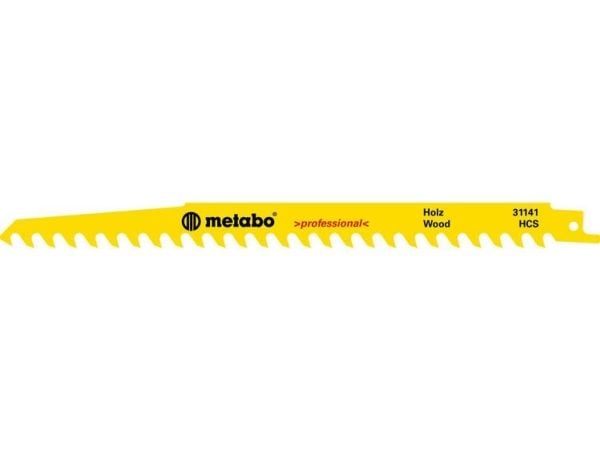 Metabo 631141000, Sabelsagblad, Tre, High Carbon Steel (HCS), Hvit, Gult, 8,5 mm, 1,5 mm