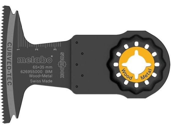 Metabo 626955000, Sagblad, Løvtre, Plast, Mykt tre, Tre med spiker, Bimetall, 35 mm, 65 mm, 1 stykker