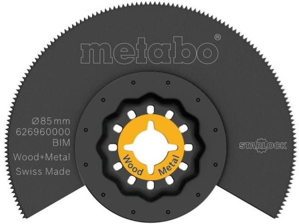 Metabo 626960000, Løvtre, Plast, Profil, Mykt tre, Tre, Tre med spiker, 8,5 cm, Metabo, 1 stykker