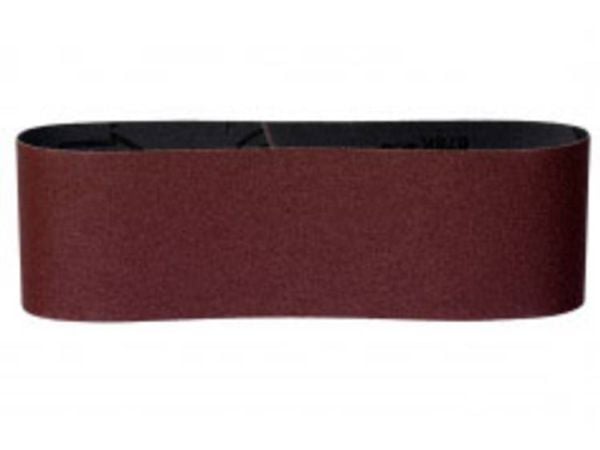 Metabo 631007000, Slipebelte, Metall, Polyester, Rustfritt stål, Tre, Rød, 7,5 cm, 533 mm, 3 stykker