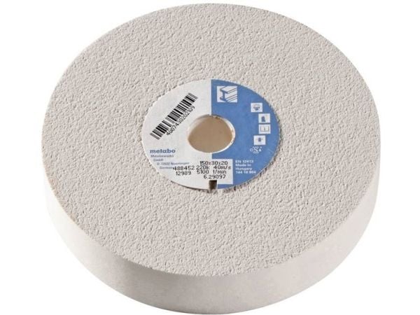 Metabo 629097000, Slipehjul, Stål, Hvit, Rund, 2 cm, 15 cm