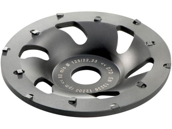 Metabo 628208000, Metabo, 12,5 cm, Grå, 80 m/s, 12200 RPM, 1 stykker