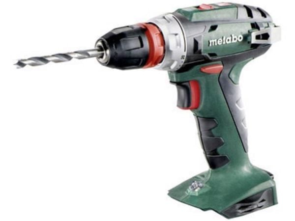 Metabo BS 18 Quick, Boremaskin med pistolgrep, Nøkkelløs, Grønn, 1 cm, 2 cm, 1 cm