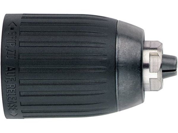 Metabo 636515000, Nøkkelløs chuck, 1 mm, 1 cm, 3/8"-24, 4,27 cm, Metall, Plast