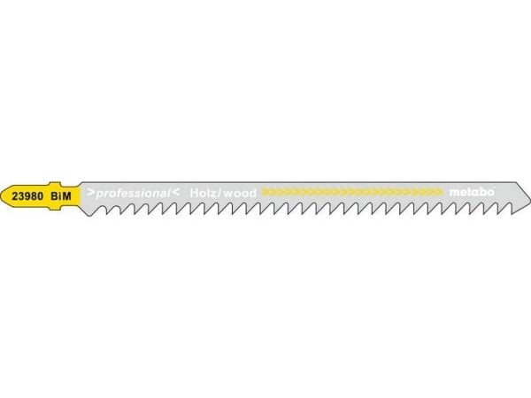Metabo 623980000, Stiksagblad, Hardtre, Mykt tre, Bimetall, Grå, Gul, 12,6 cm, 4 mm