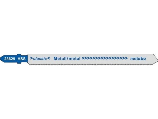 Metabo 623623000, Stikksagblad, Sandwich material, Stål, Høy-Hastighets Stål (HHS), Blå, Grå, 10,6 cm, 1,2 mm