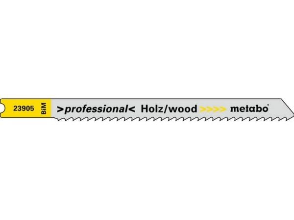 Metabo 623905000, Stikksagblad, Sponplate, Mykt tre, Tre, Bimetall, Grå, 8,2 cm, 2,5 mm