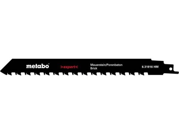 Metabo 631916000, Sabelsagblad, porebetong, Murstein, Sement, Murverk, Sort, Hvit, 1,27 cm, 1,5 mm, 24 cm