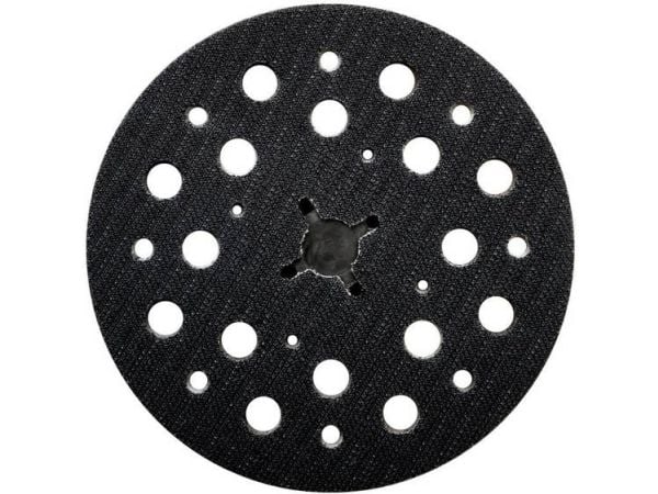 Metabo 630264000, Bakplate for slipeskive, SXE 150-2.5 BL / SXE 150-5.0 BL, Sort, Rund, 12,5 cm, 12,5 cm