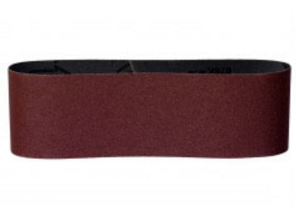 Metabo 631006000, Slipebelte, Metall, Polyester, Rustfritt stål, Tre, Rød, 7,5 cm, 533 mm, 3 stykker