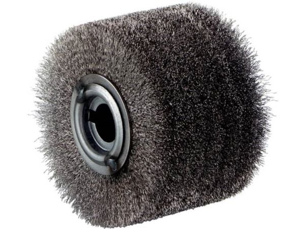 Metabo 623503000, Slipebørste, Metall, Maling, Rustfritt stål, Rustfritt stål, 6000 RPM, 2400 RPM, Grå