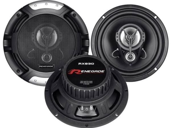 Renegade RX830, 3-vejs, 300 W, 150 W, 4 ohm (O), 45 - 20000 Hz, 18,1 cm (2 stk.)