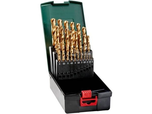 Metabo 627191000, Drill, Twist Betongbor, Høyrehåndsrotasjon, Ø 1 / 1,5 / 2 / 2,5 / 3 / 3,5 / 4 / 4,5 / 5 / 5,5 / 6 / 6,5 / 7 / 7,5 / 8 / 8,5 / 9 /...