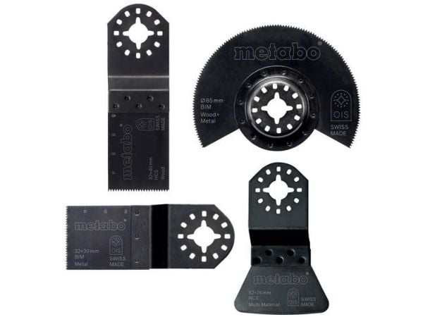 Metabo - Flerverktøysbladsett - for tre, laminat, parkett, furniture board - 4 deler - Starlock