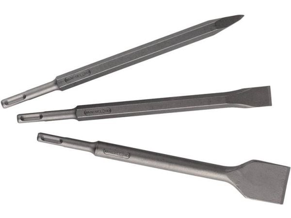 Metabo 630478000, Meislingsvedlegg til borhammer, Universell, Grå, 20, 40 mm, 250 mm, 3 stykker