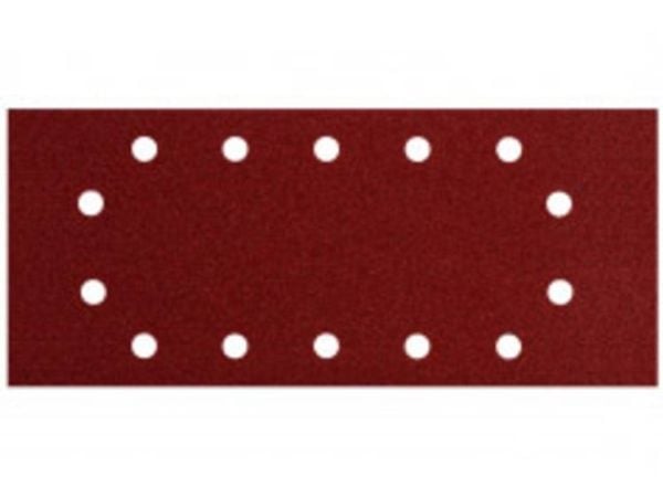Metabo 624497000, Sand-papir, Metall, Polyester, Rustfritt stål, Stål, Tre, Brun, Rektangulær, 115 mm, 280 mm