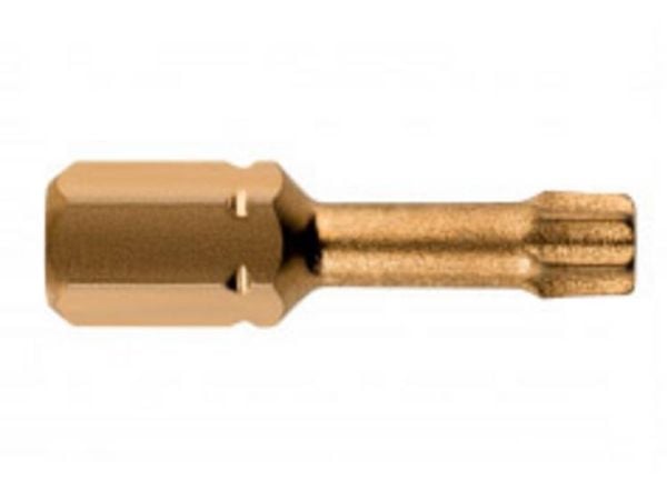 Metabo 628511000, 3 stykker, Torx, T30, 25,4 / 4 mm (1 / 4"), Sekskantet