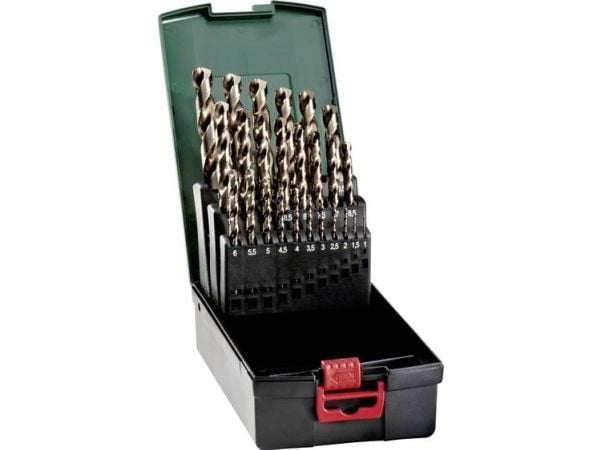 Metabo 627672000, Pora, Valuteräs, Kirjometalli, Muovi, Terästä, 135°, Pikateräs-kobolttiseos (HSS-Co), 25 kpl