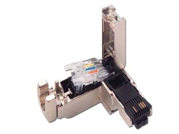 Siemens 6GK1901-1BB20-2AE0 IE FC RJ45 pistoke 90, RJ45 pistoke FC-liitännällä., 90 astetta 6GK19011BB202AE0 Napojen lukumäärä (RJ) 4 1 kpl