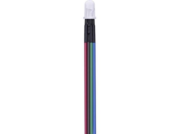 TRU COMPONENTS T1810O093 LED-valikoima RGB pyöreä 3 mm 1000 mcd, 4000 mcd, 2000 mcd 30 ° 25 kpl
