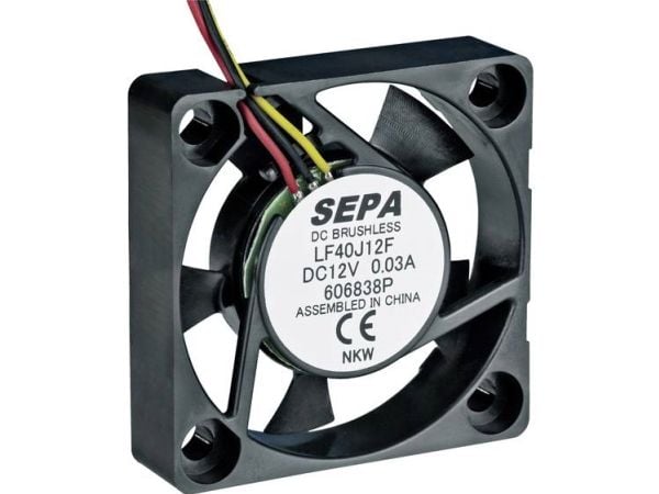 SEPA LF40J12SE22 aksialvifte 12 V/DC 8.3 m³/h 40 x 40 x 10 mm