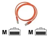 DELTACO - Koblingskabel - RJ-45 (hann) til RJ-45 (hann) - 50 cm - UTP - CAT 6 - oransje