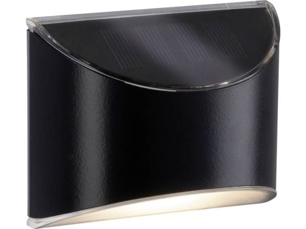 Paulmann 942.33, Utendørs veggbelysning, Sort, Plast, IP44, Fasade, III