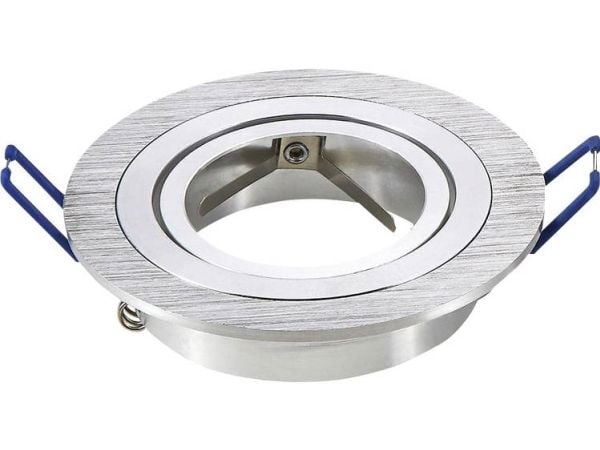 V-TAC 3600, Monteringssæt, Nikkel, Aluminium, GU10, 91 mm, 25 mm
