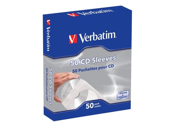 Verbatim - CD-lomme - kapasitet: 50 CD