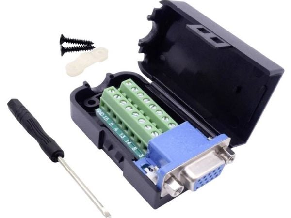 TRU COMPONENTS T1904C097 D-SUB läpivientiliuskasarja Napojen lukumäärä: 15 Ruuvit 1 kpl TRU COMPONENTS T1904C097 D-SUB läpivientiliuskasarja Napojen lukumäärä: 15 Ruuvit 1 kpl
