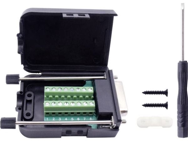 TRU COMPONENTS T1904C095 D-SUB innløpssett Poltall: 15 (1 skrue)