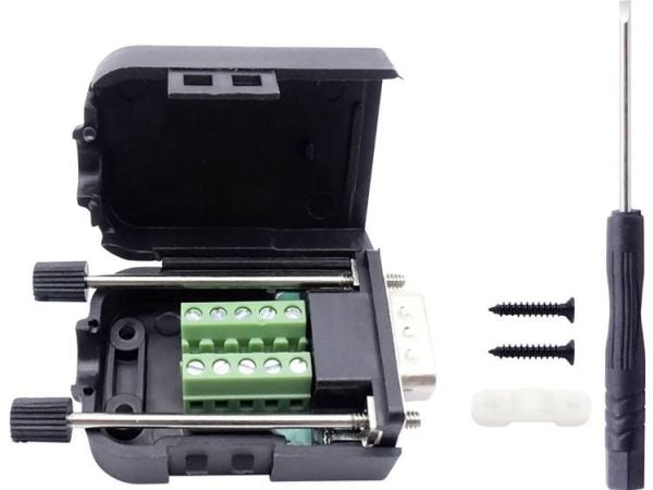 TRU COMPONENTS T190C4088 D-SUB instickskontakt poltal: 9 skruvar, 1 st TRU COMPONENTS T190C4088 D-SUB instickskontakt poltal: 9 skruvar, 1 st