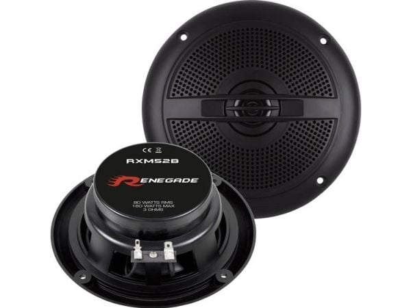 Renegade RXM52B, 2-vägs, 160 W, 80 W, 3 O, 80 - 20000 hz, Polypropylen