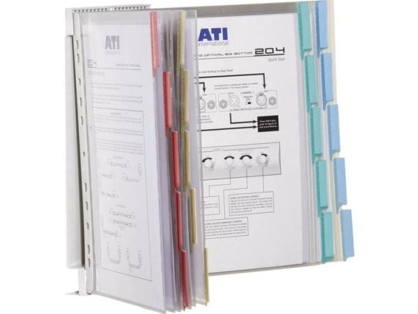 Durable 569200, 322 x 73 mm, PVC, Multifärg, 20 styck