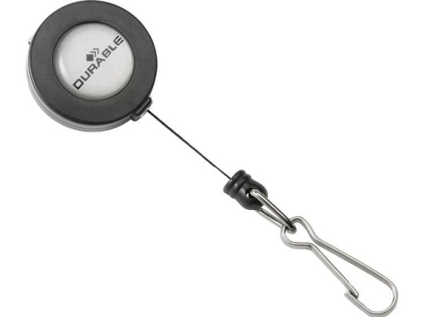 Durable 8221-58, Uttrekkbar merkesnelle, Sort, 10 stykker, 85 cm