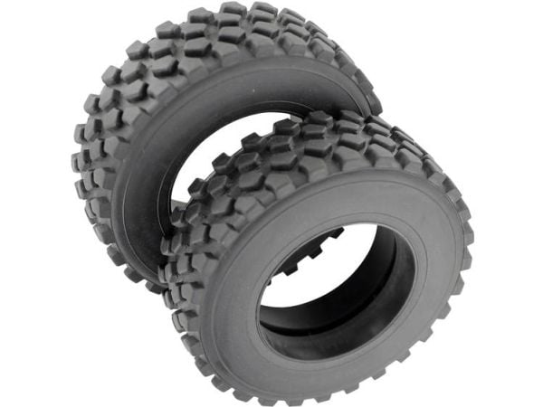 Veroma 1:16 Kuorma-auton renkaat 22 mm maasto 2 kpl