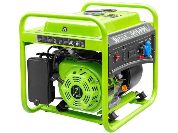 Zipper ZI-STE2800IV, 4500 W, 230 V, 5 l, Bensin, 50 Hz, 212 cm³