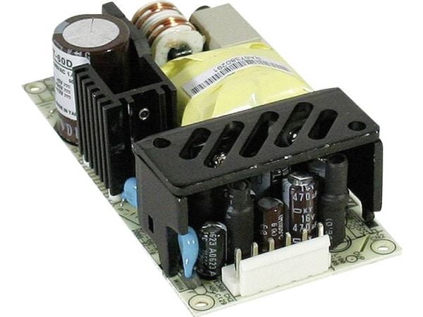 MEAN WELL RPT-60A, 90 - 264 V, 60 W, 5 V, 0,55 A, RoHS, 50,8 mm