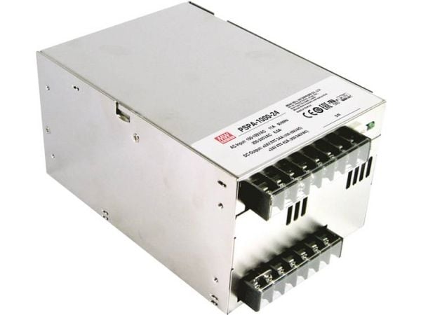 MEAN WELL PSPA-1000-48, 90 - 264 V, 1000 W, 48 V, 21 A, RoHS, 120 mm
