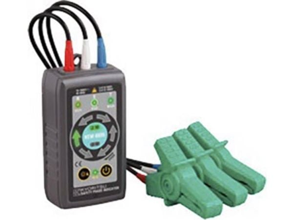 Kyoritsu KEW-8035 fase- og dreiefelt-tester CAT III 1000 V, CAT IV 600 V LCD