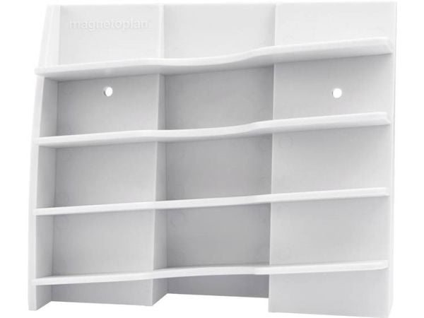 magnetoplan plast markerholder for 4 tavlepenner, vinkel hindrer uttørking - 1 stk (12294)