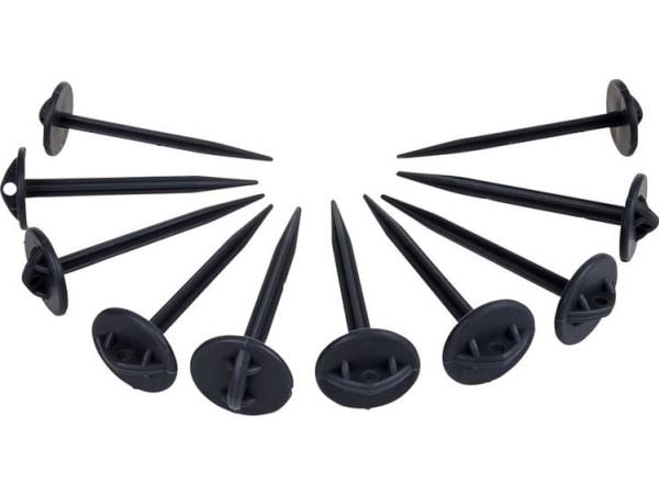 cartrend 10388 teltplugger for bunnplate haket 10 stk 9 cm 1 stk