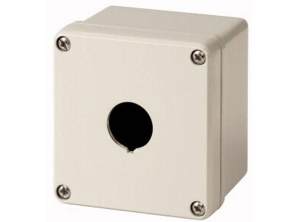 Eaton M22-I1M-SAL Pinta-asennettava kotelo 1 asennuspiste (Ø x K) 22 mm x 84 mm Harmaa 1 kpl 1 kpl