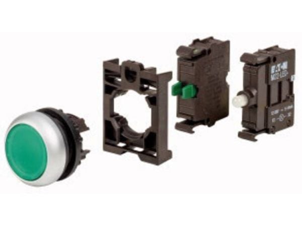 Eaton M22-DL-G-K10LED-BVP Valaistu painike eturengas muovi 1 kpl (110930)