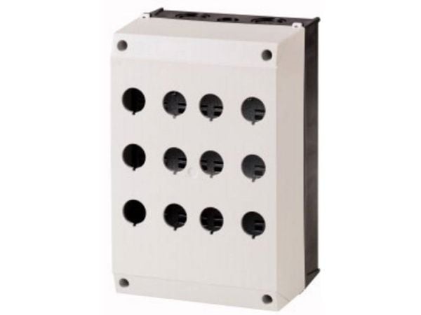Eaton kasettikotelo 12-reikäinen 22mm IP67 harmaa M22-I12 (222688)