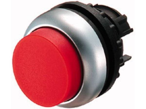 Eaton M22-DH-R, Knap, Krom, Rød, Plast, IP66, IP67, IP69, 29,7 mm, 35,4 mm