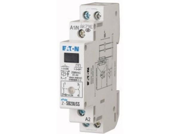 Strömstötkontakt DIN-skena Eaton Z-SB230/SS 2 x slutkontakt 16 A 1 st